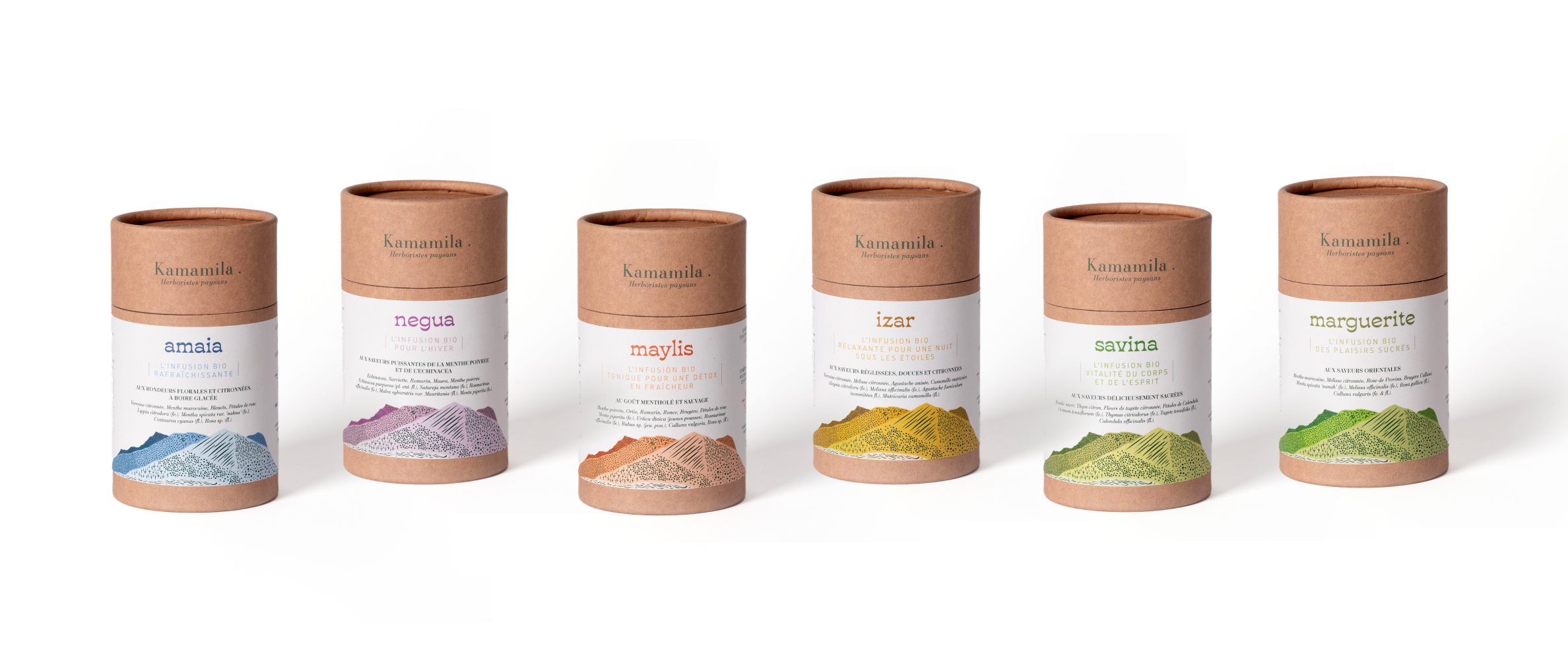 packaging kamamila tisane